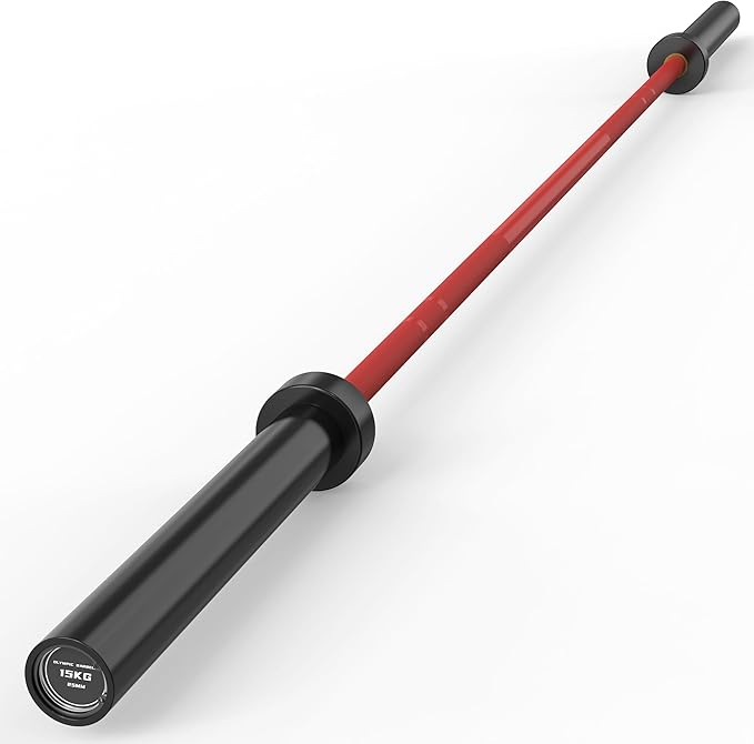 Olympic Barbell, 45lb/35lb 2-inch Weight Bar for Bench Press, 7ft/6.5ft Olympic Bar, 1000 lb/1500 lb High-Capacity, Hard Chrome, Knurled Grip, Strength Training Deadlift Weightlifting Squat