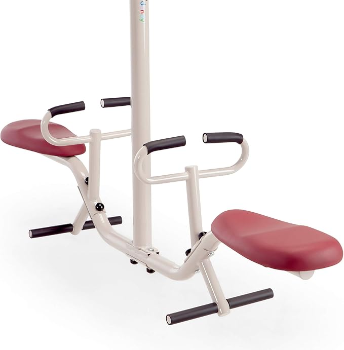 Gym Dandy Indoor & Outdoor Playground Equipment Teeter Totters, 360 Spinning Seesaw, Swing Set for Children Exercises Age 3-12