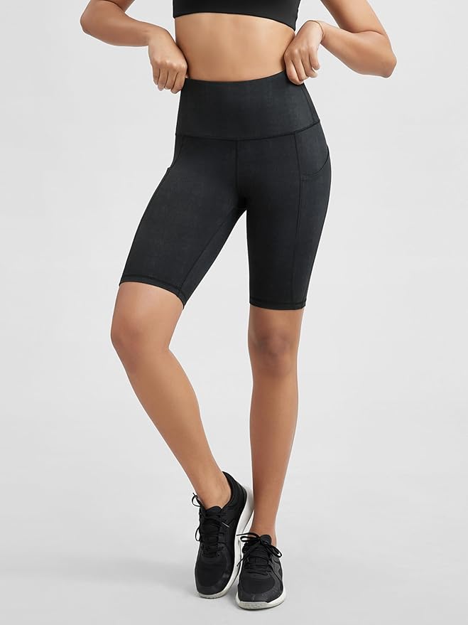 ODODOS Women's Tummy Control Biker Shorts 2.0 with Pockets High Waist Athletic Workout Yoga Shorts-3.5''/ 5"/ 8" / 10" Inseam