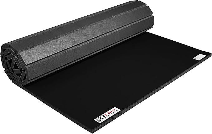 IncStores 1.4 Inch Thick Roll Out Wrestling Mat | Foam and Vinyl Mat for Practicing Wrestling Technique in Your Basement, Garage, or School Facility