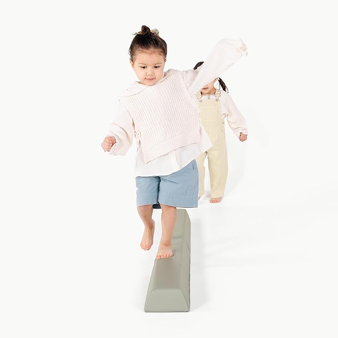 Kids Folding Foam Balance Beam 72" L Kids Balance Beam - Develops Coordination for Toddlers and Children Ages 1-5 - Toddler Balance Beam Folds in Half for Easy Storage