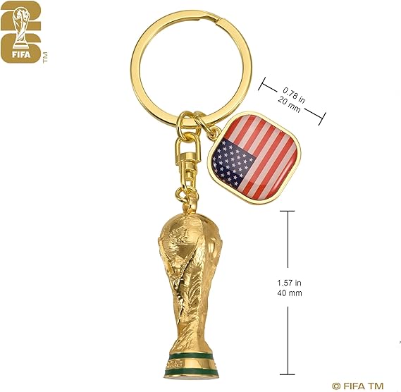 Official FIFA World Cup 2026 Edition Trophy Key Chains