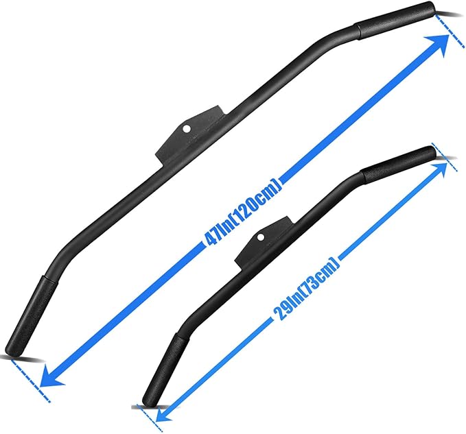 Cable Machine Lat Pulldown Attachments - 29/39/48 Inch Wide Grip Bar with Non-slip Handle for Home Gym Tricep Training