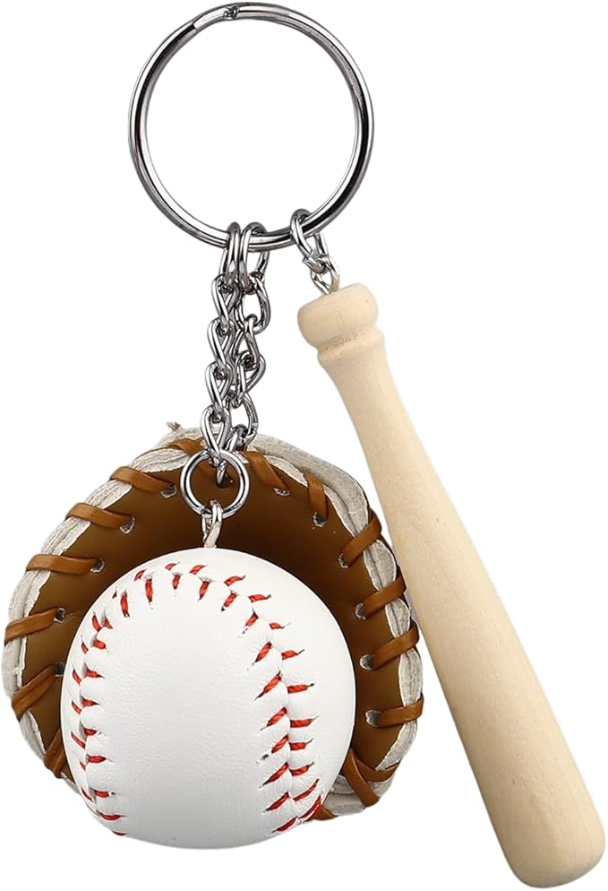 Mini Cute Soccer Keychain Bowling Tennis Baseball Keychain for Men Women Boys Girls Gift