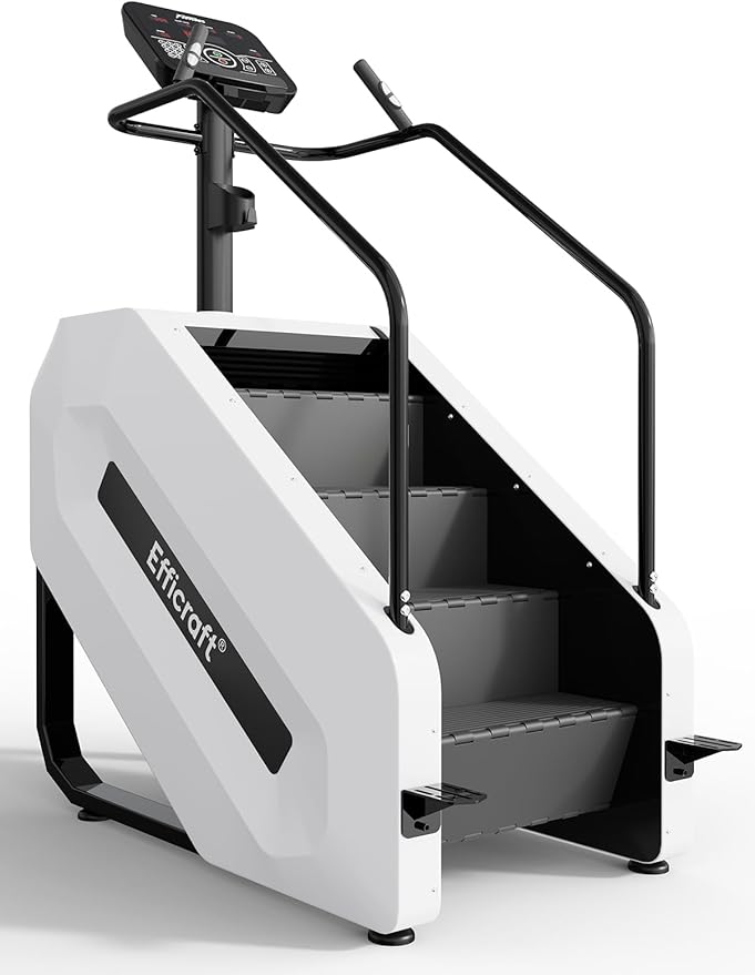 Stair Stepper Machine with LED Screen, Commercial Grade Stair Climber, Continuous Climbing Exercise Machine for Cardio, 15 Speed Levels Stair Master, 15-164 Steps/Min