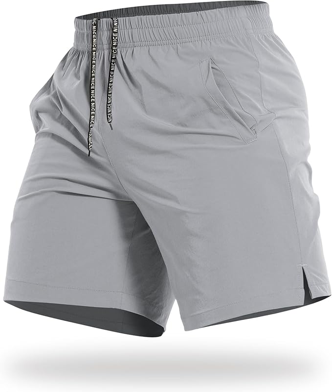 CANGHPGIN Mens Workout Athletic Shorts 7 inch / 5 inch Quick Dry Running Shorts Men Lightweight Sports Gym Shorts with Pocket