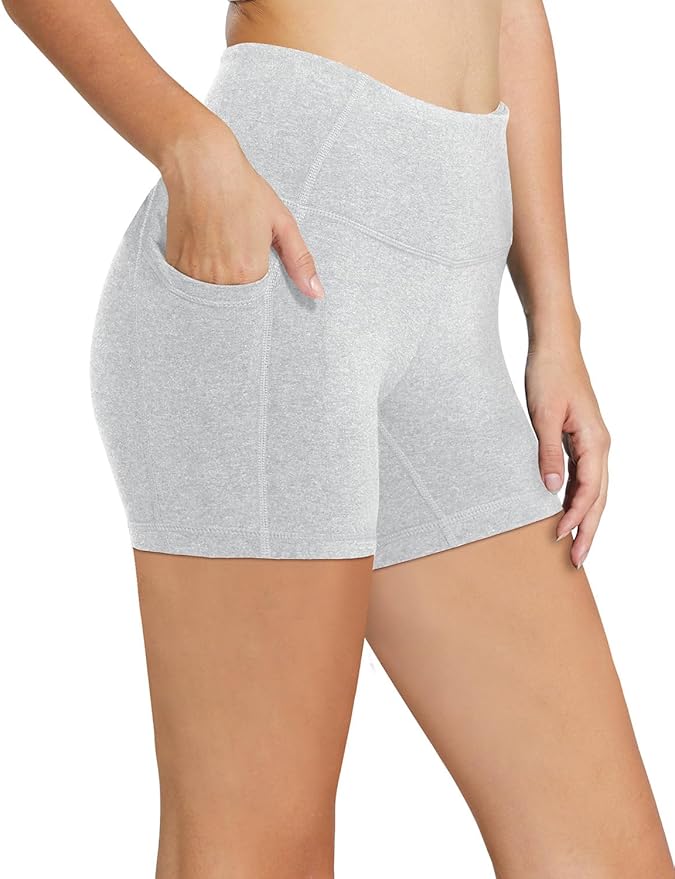 baleaf Women's 8"/ 5"/ 3" Biker Shorts High Waist Yoga Workout Gym Running Volleyball Spandex Shorts with Pockets