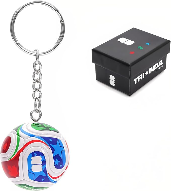 Mini Soccer Ball Fan Keychain for 2026 Global Soccer Season, Football Supporter Gift Accessory
