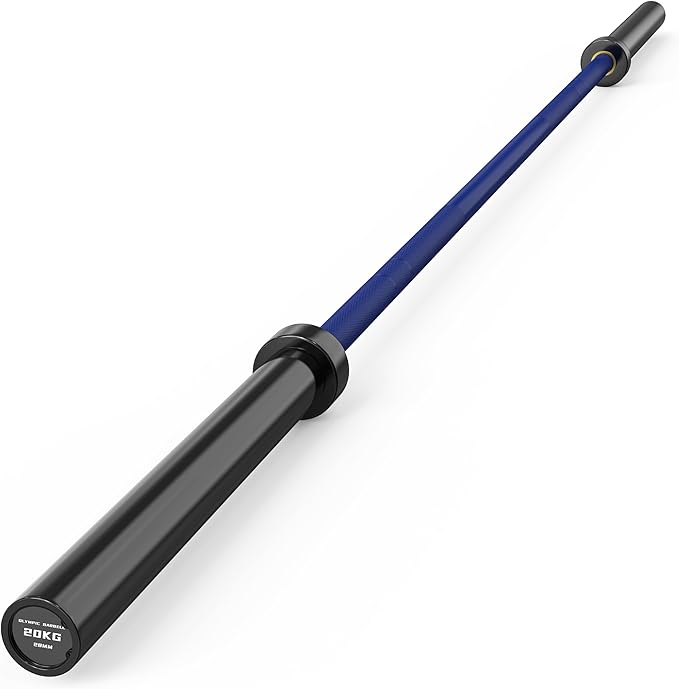 Olympic Barbell, 45lb/35lb 2-inch Weight Bar for Bench Press, 7ft/6.5ft Olympic Bar, 1000 lb/1500 lb High-Capacity, Hard Chrome, Knurled Grip, Strength Training Deadlift Weightlifting Squat