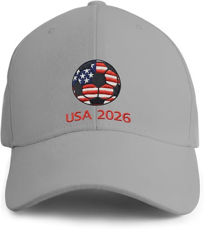 2026 Soccer World Cup Hat - Adjustable Baseball Cap,World Cup Merchandise Gifts Accessories Decorations