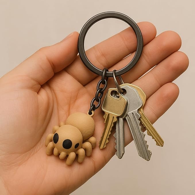 3DPrinted Animal Keychain-Wildlife Key Ring-Nature Lovers-Cute Keyring for Keys Bag Purse Unique Gift for Kids Animal Lovers