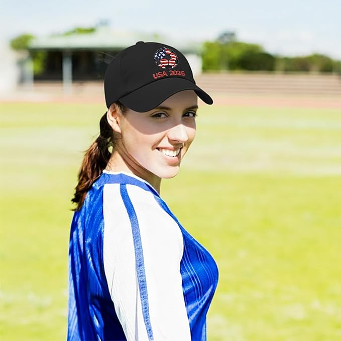 2026 Soccer World Cup Hat - Adjustable Baseball Cap,World Cup Merchandise Gifts Accessories Decorations