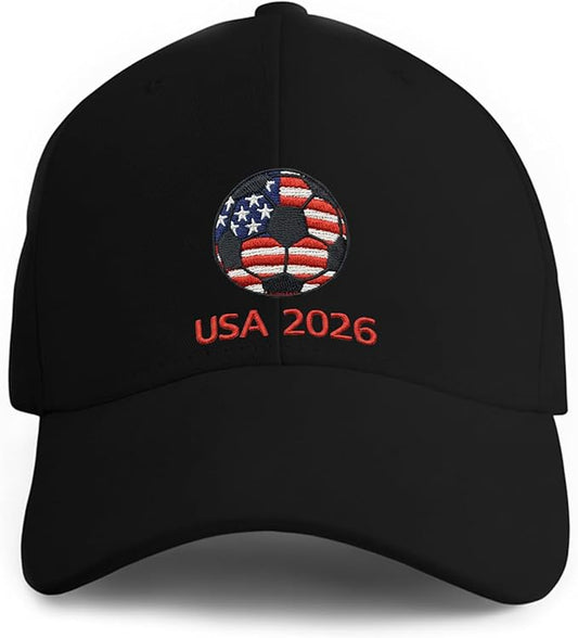 2026 Soccer World Cup Hat - Adjustable Baseball Cap,World Cup Merchandise Gifts Accessories Decorations
