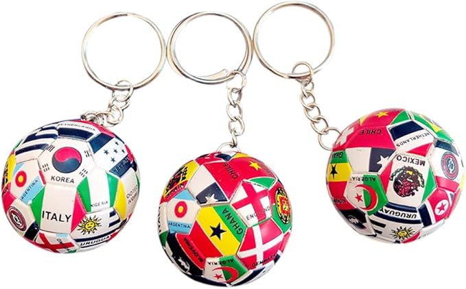 Sports Ball Key Chain Football Match World Cup Team Keychains