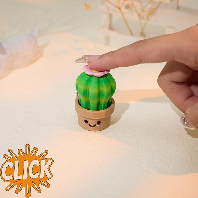 minihope Click Fidget Keychain – Cute Stress Relief Gadget – Pocket Button Clicker for Focus, Fun & Bag Charm Us