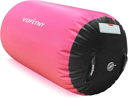 VOFiTNY Gymnastics Tumbling Equipment Air Barrel Inflatable Octagon Tumbler Roller Back-bend Trainer Cheerleading Without Pump