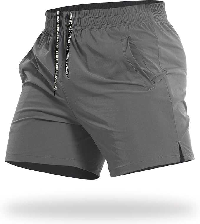 CANGHPGIN Mens Workout Athletic Shorts 7 inch / 5 inch Quick Dry Running Shorts Men Lightweight Sports Gym Shorts with Pocket