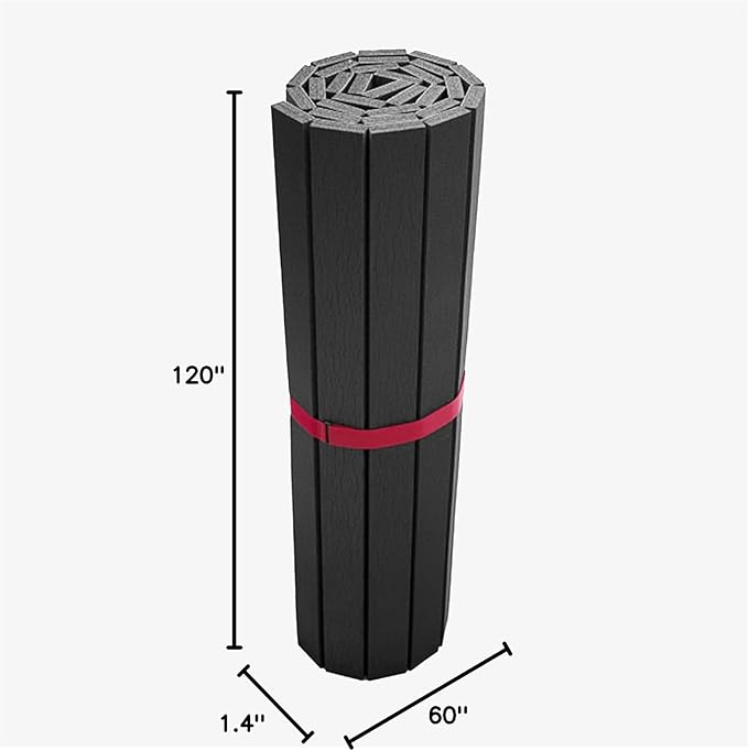 IncStores 1.4 Inch Thick Roll Out Wrestling Mat | Foam and Vinyl Mat for Practicing Wrestling Technique in Your Basement, Garage, or School Facility