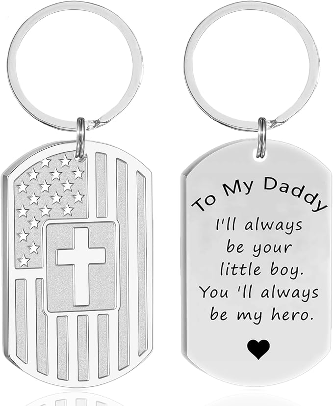 DuoDiner Stocking Stuffers Christmas Gift-Keychain Gifts for Men Religious Mens Gifts