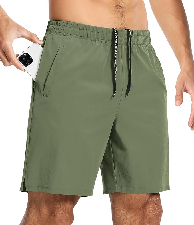 CANGHPGIN Mens Workout Athletic Shorts 7 inch / 5 inch Quick Dry Running Shorts Men Lightweight Sports Gym Shorts with Pocket