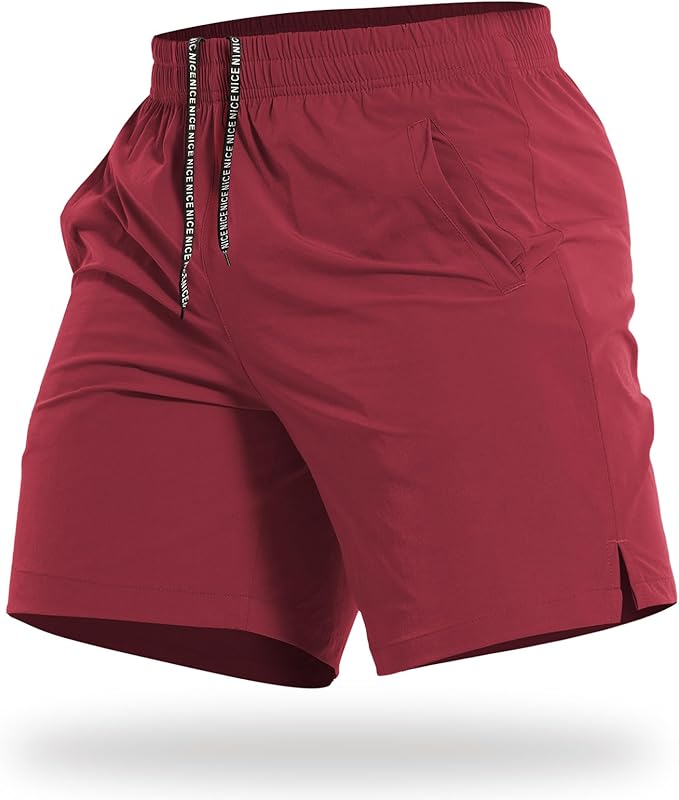 CANGHPGIN Mens Workout Athletic Shorts 7 inch / 5 inch Quick Dry Running Shorts Men Lightweight Sports Gym Shorts with Pocket