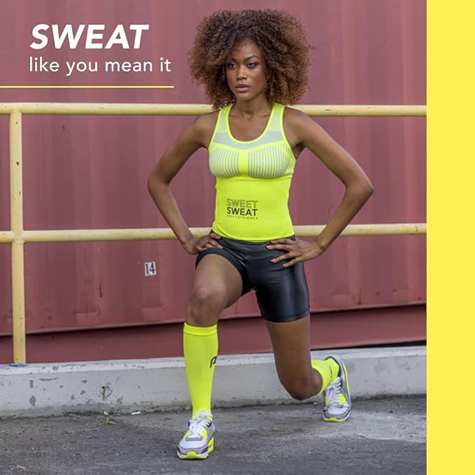 Sports Research Sweet Sweat Waist Trimmer (Core Series) - Premium Sweat Enhancing Fitness Band for Women & Men