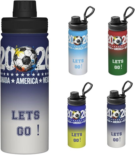 2026 new World Cup sports water bottle - 18oz Water Bottle Designed for Everyday - Sports Games, Bike Rides, Work (Style 2)