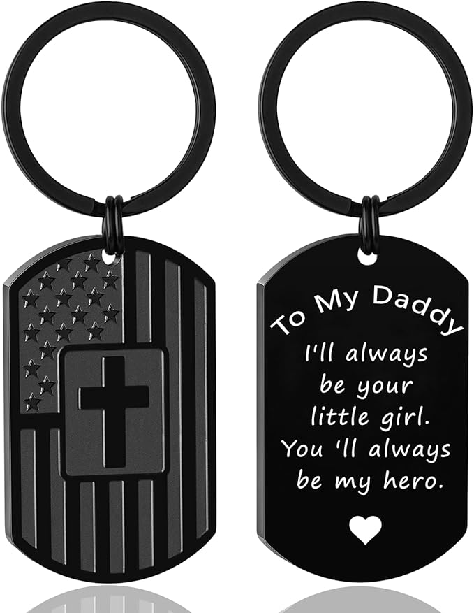 DuoDiner Stocking Stuffers Christmas Gift-Keychain Gifts for Men Religious Mens Gifts