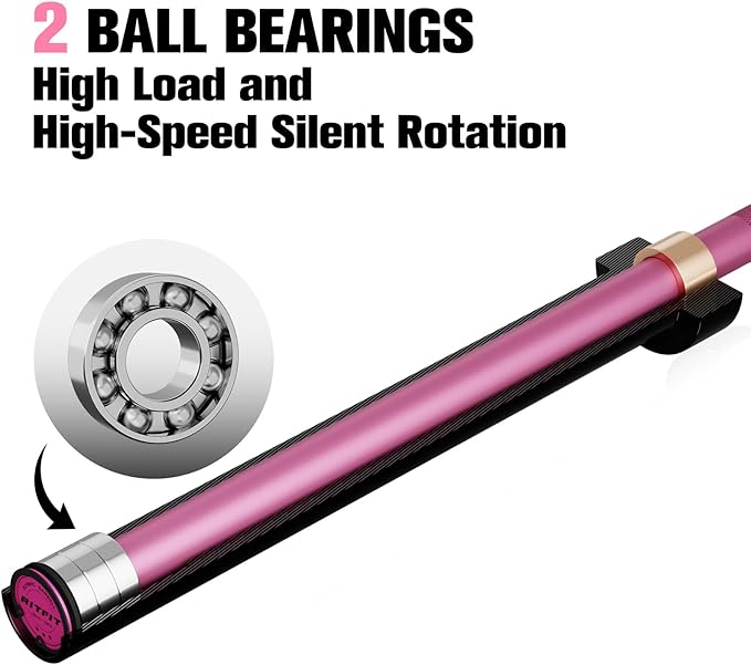 RITFIT 7FT Olympic Barbell for Strength and Weightlifting Training - 2 Inch Olympic Bar for Squat, Deadlift, Bench Press, Curl, Overhead Press - 600lbs/1000lbs/1200lbs Capacity