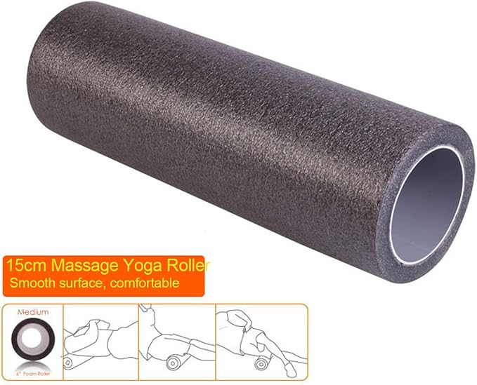 3-in-1 Soft Long Foam Roller for Physical Therapy, Deep Tissue Muscle Massage Roller, Back Roller Foam for Back Pain Relief, Myofascial Release Yoga Column Set, Portable Roller for Legs
