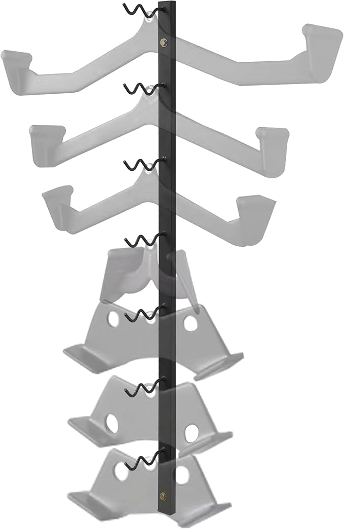 LAT Pulldown Storage,LAT Bar Organizer,LAT Pulldown Attachments.Attachment Storage Rack for Mag Grip - Home Gym Fitness Heavy Duty A-Frame Stand and Gym Wall Storage.