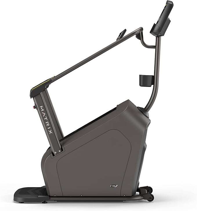 Matrix Fitness C50 Climbmill with XR | 8.5" LCD | High Calorie Burn, Low Impact Workout, Cardio Endurance | Low Ceilings Design, Powerful Exact Force Induction Brake, Industry Leading Safety