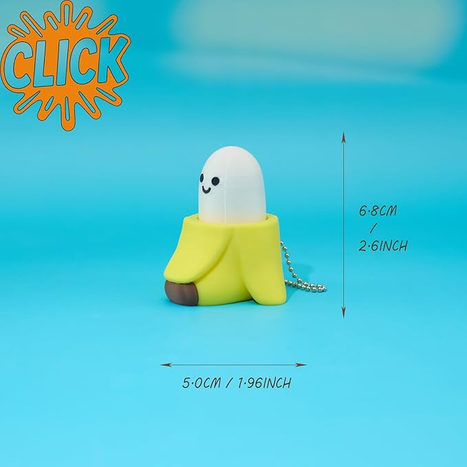 minihope Click Fidget Keychain – Cute Stress Relief Gadget – Pocket Button Clicker for Focus, Fun & Bag Charm Us