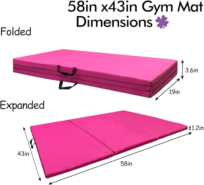 GLANT Gymnastics Bar for Kids with Rings Set, 7 Heights Adjustable Easy Folding Gymnastic Training Bar Kids Monkey Horizontal Bars - Max Load 300LBS