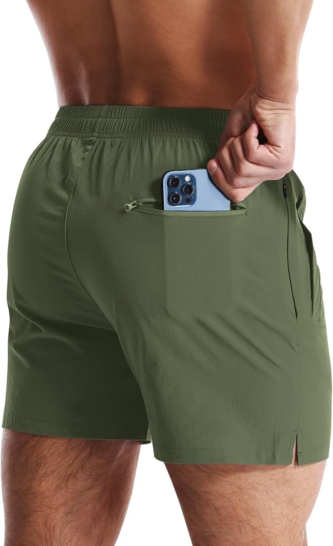 CANGHPGIN Mens Workout Athletic Shorts 7 inch / 5 inch Quick Dry Running Shorts Men Lightweight Sports Gym Shorts with Pocket