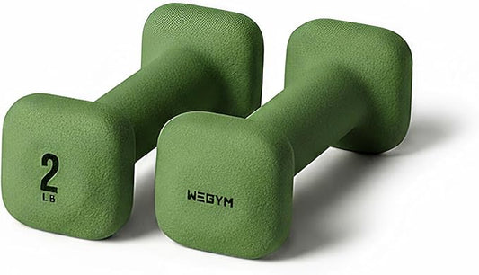 WeGym SafeGrip Square Dumbbells with Anti Slip Handles, Aesthetic Free Weights for Home Workouts, Stable Design Prevents Rolling during Floor Exercises