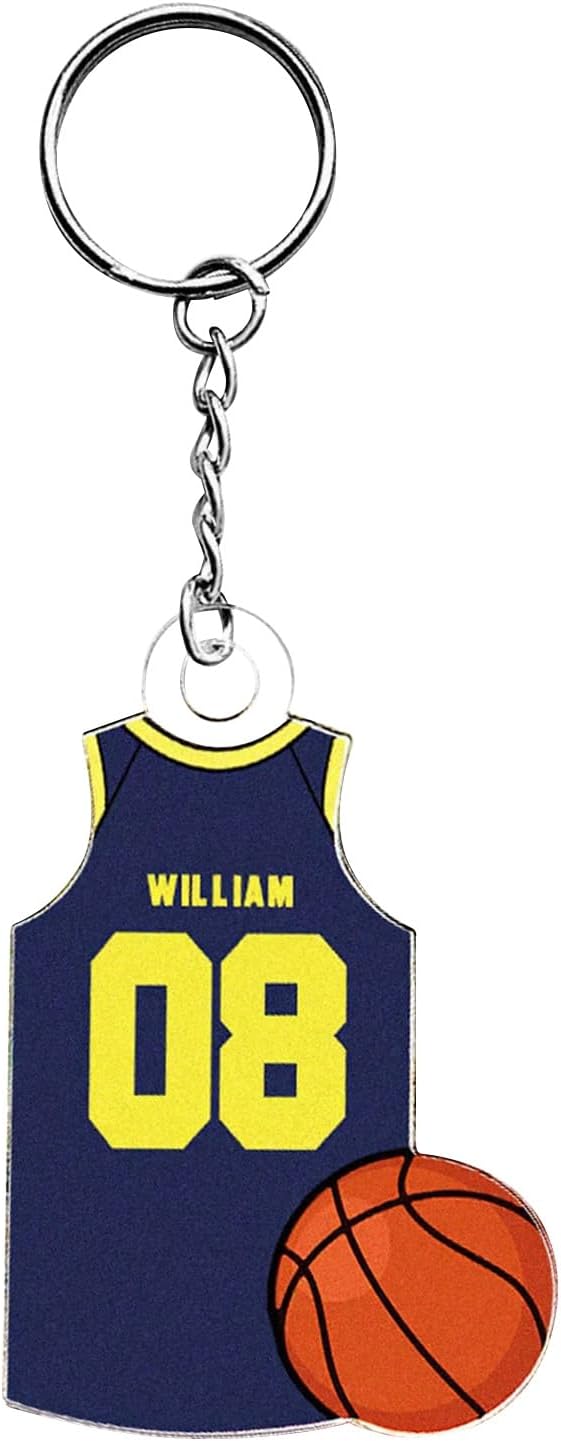 Custom Acrylic Soccer Keychain, Personalized Name on 2D Printed Soccer Uniform, Gift for Medical Professionals