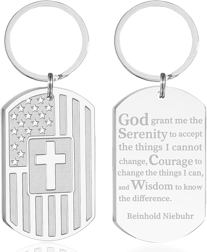 DuoDiner Stocking Stuffers Christmas Gift-Keychain Gifts for Men Religious Mens Gifts
