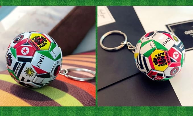 Sports Ball Key Chain Football Match World Cup Team Keychains