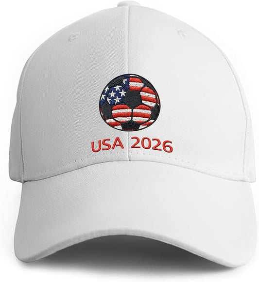 2026 Soccer World Cup Hat - Adjustable Baseball Cap,World Cup Merchandise Gifts Accessories Decorations