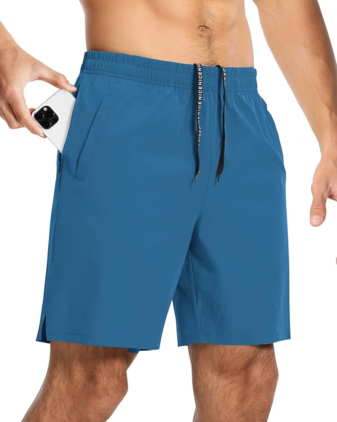 CANGHPGIN Mens Workout Athletic Shorts 7 inch / 5 inch Quick Dry Running Shorts Men Lightweight Sports Gym Shorts with Pocket