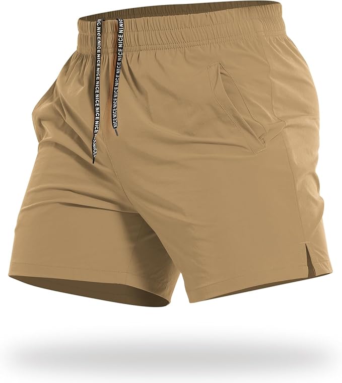 CANGHPGIN Mens Workout Athletic Shorts 7 inch / 5 inch Quick Dry Running Shorts Men Lightweight Sports Gym Shorts with Pocket