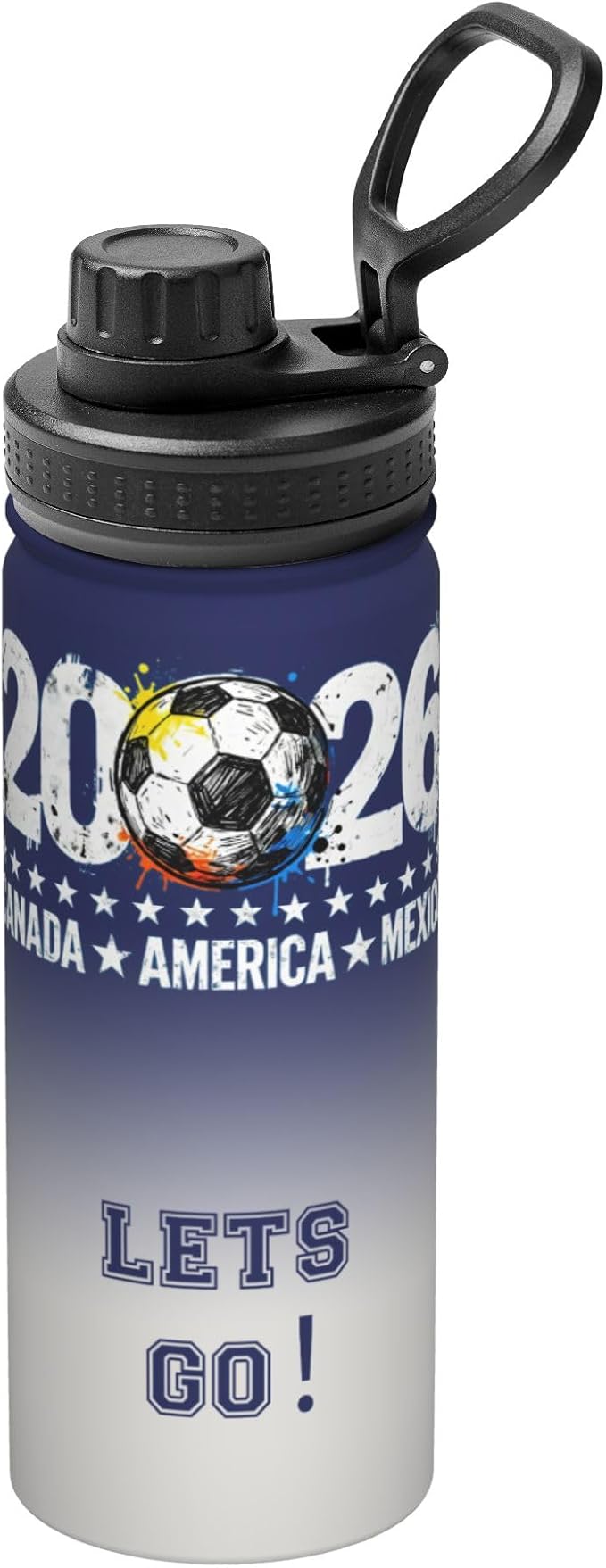 2026 new World Cup sports water bottle - 18oz Water Bottle Designed for Everyday - Sports Games, Bike Rides, Work (Style 2)