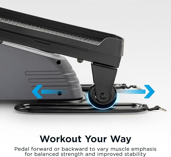 JLL Smart Mini Elliptical – Low-Impact Cardio, Quiet Magnetic Resistance (8 Levels), Compact for Home or Office, LCD Display, Bluetooth SunnyFit App Compatible