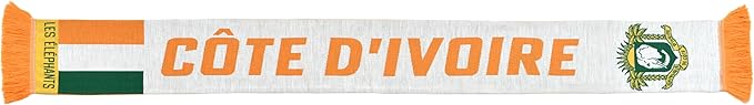 Euroscarves Ivory Coast Côte d'Ivoire Soccer Knit Scarf