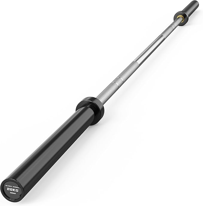 Olympic Barbell, 45lb/35lb 2-inch Weight Bar for Bench Press, 7ft/6.5ft Olympic Bar, 1000 lb/1500 lb High-Capacity, Hard Chrome, Knurled Grip, Strength Training Deadlift Weightlifting Squat