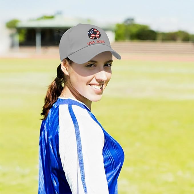2026 Soccer World Cup Hat - Adjustable Baseball Cap,World Cup Merchandise Gifts Accessories Decorations
