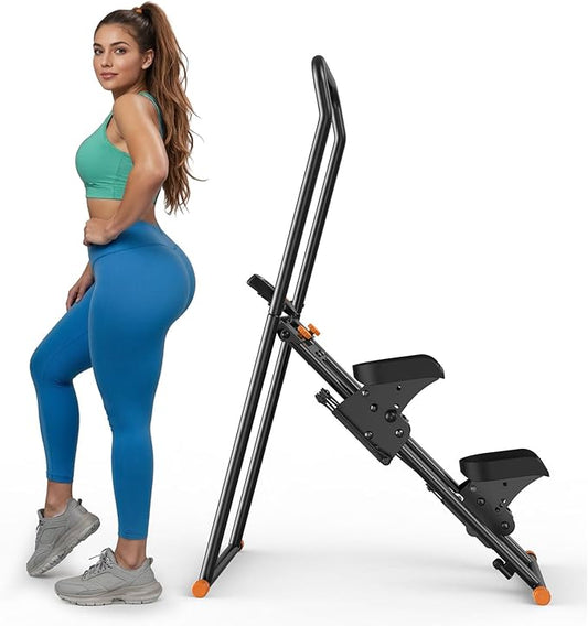 Niceday Stepper Machine, Stair Climber for Home with Extended 18IN Stride Length, Vertical Climber with Handlebar & Pedals, Foldable Climber Workout Machine, 300LBS Loading Capacity
