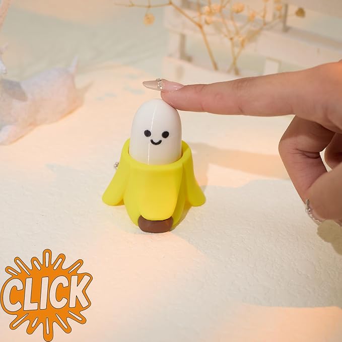 minihope Click Fidget Keychain – Cute Stress Relief Gadget – Pocket Button Clicker for Focus, Fun & Bag Charm Us