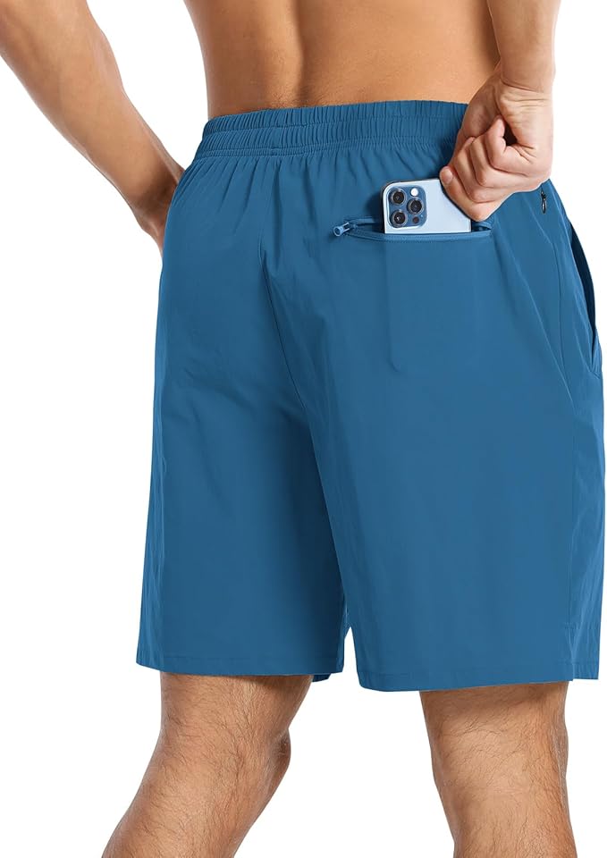 CANGHPGIN Mens Workout Athletic Shorts 7 inch / 5 inch Quick Dry Running Shorts Men Lightweight Sports Gym Shorts with Pocket